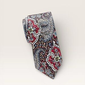 Robert Graham Red and Blue Paisley Tie